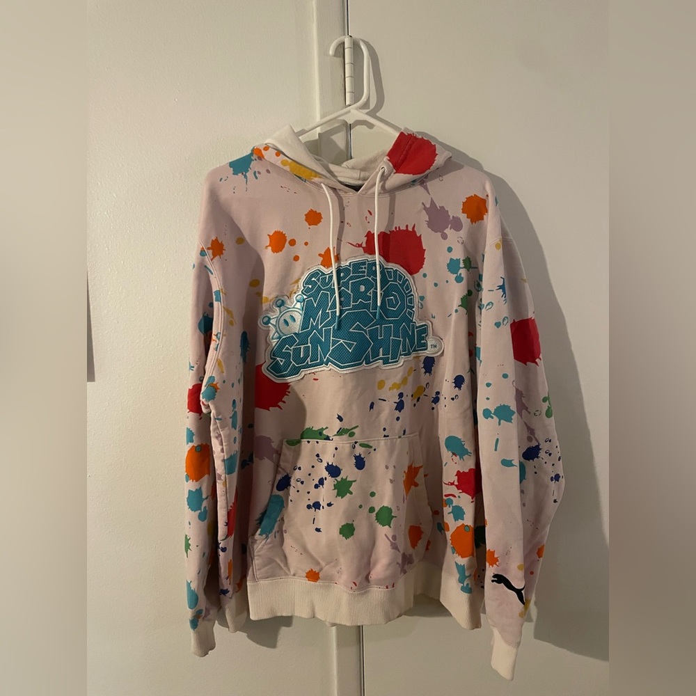 Limited edition Puma x Super Mario Sunshine hoodie